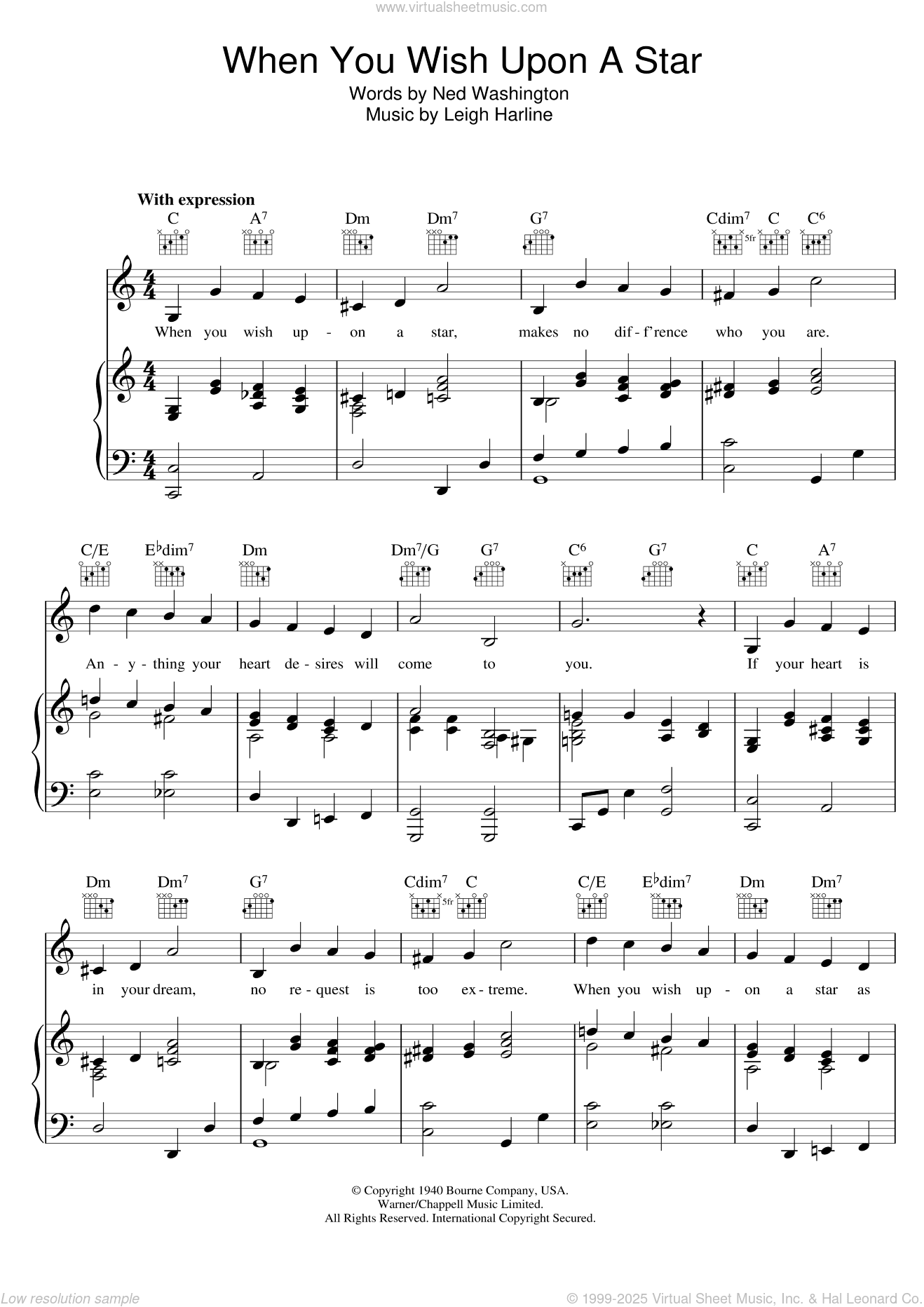 When You Wish Upon A Star (from Pinocchio)