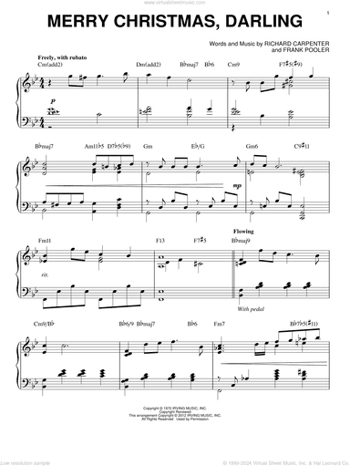 Merry Christmas, Darling [Jazz version] (arr. Brent Edstrom)