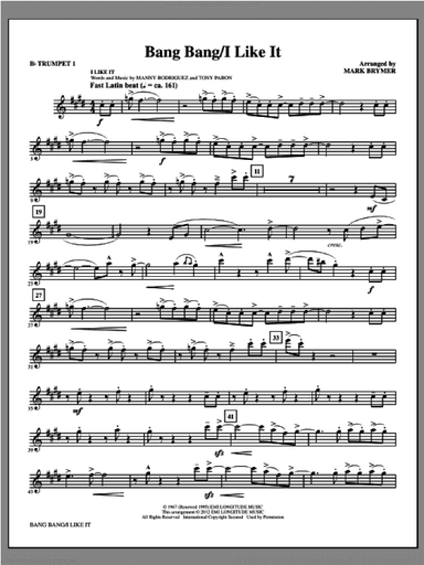 Bang Bang/I Like It (complete set of parts)