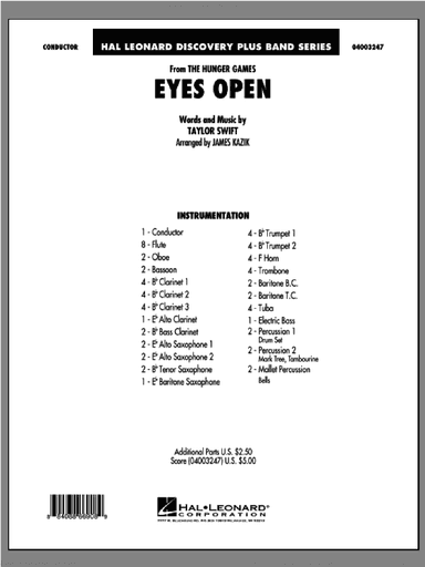 Eyes Open (from The Hunger Games) (COMPLETE)