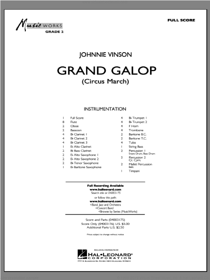 Grand Galop (Circus March) (COMPLETE)
