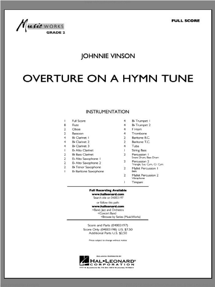 Overture on a Hymn Tune