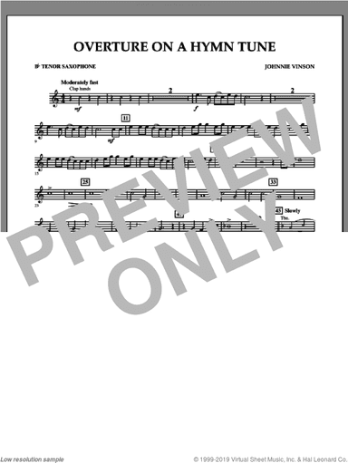 Overture on a Hymn Tune