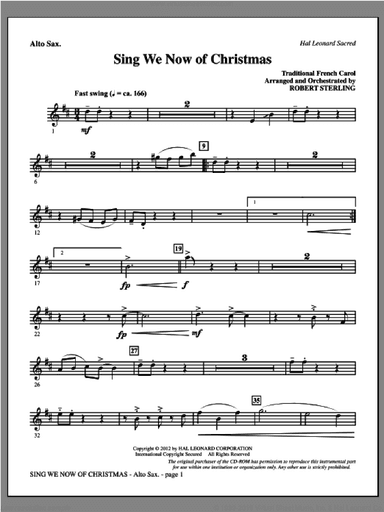 Sing We Now Of Christmas