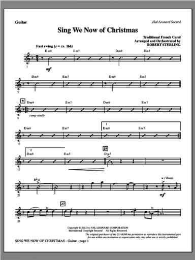 Sing We Now Of Christmas
