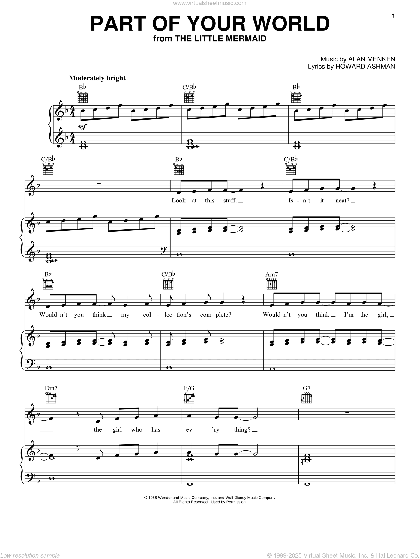 Part Of Your World (from The Little Mermaid)