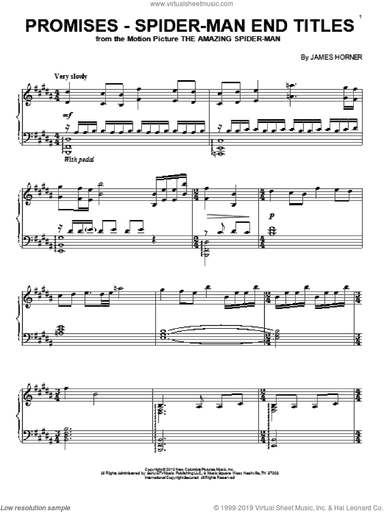 Promises (from The Amazing Spider-Man End Titles)