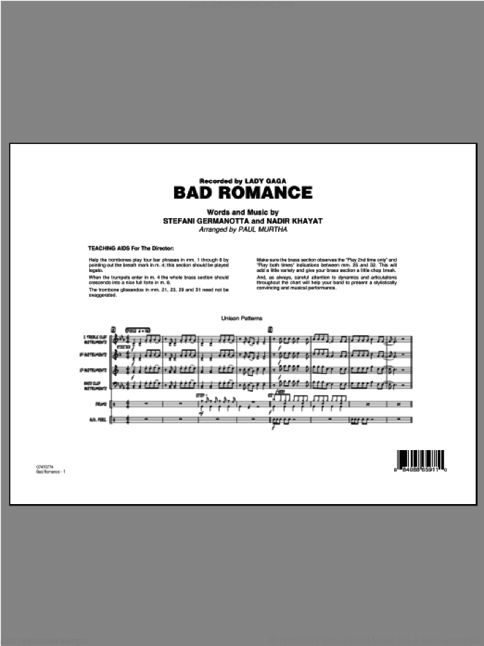 Bad Romance (COMPLETE)
