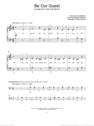 Be Our Guest (from Beauty And The Beast)