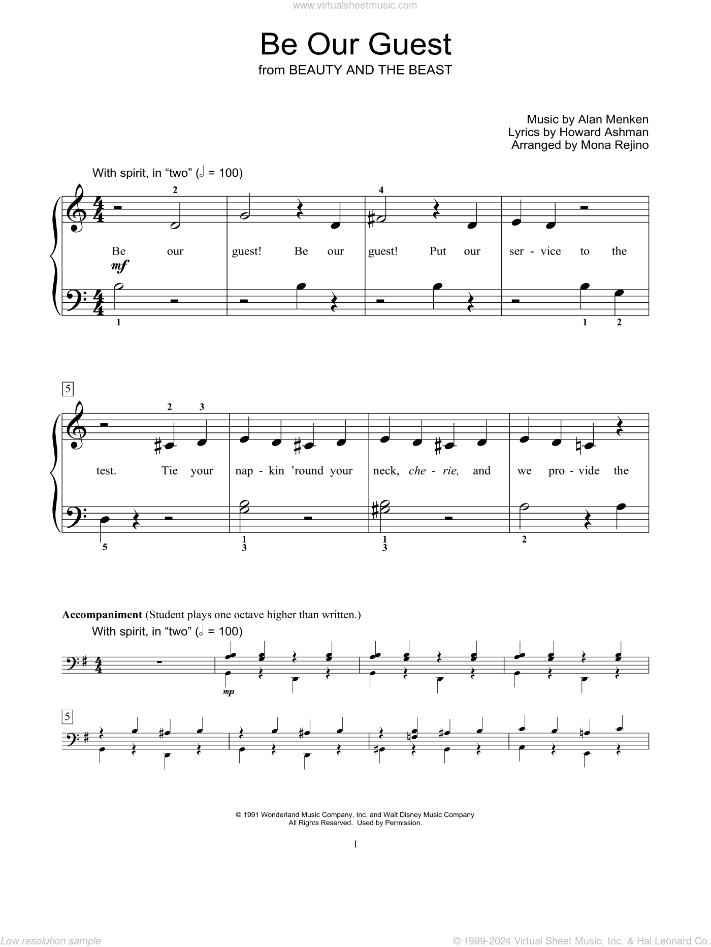 Be Our Guest (from Beauty And The Beast)