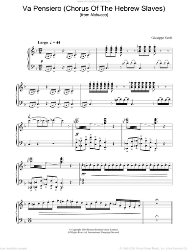 Va, Pensiero (Chorus Of The Hebrew Slaves) (from Nabucco)