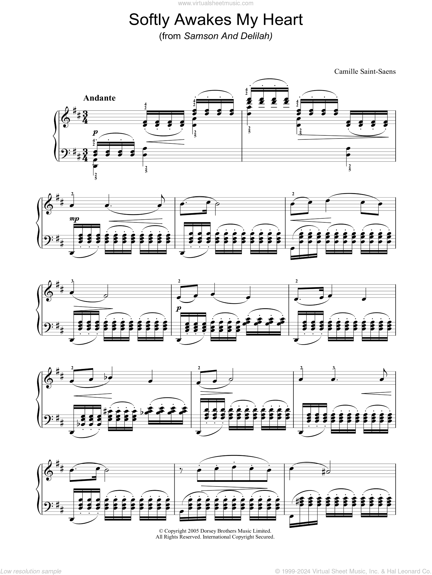 Softly Awakes My Heart (from Samson And Delilah)