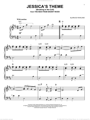 Jessica's Theme (Breaking In The Colt) (from The Man From Snowy River)