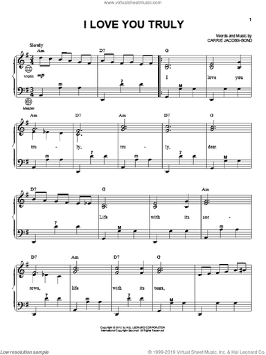 I Love You Truly (arr. Gary Meisner)