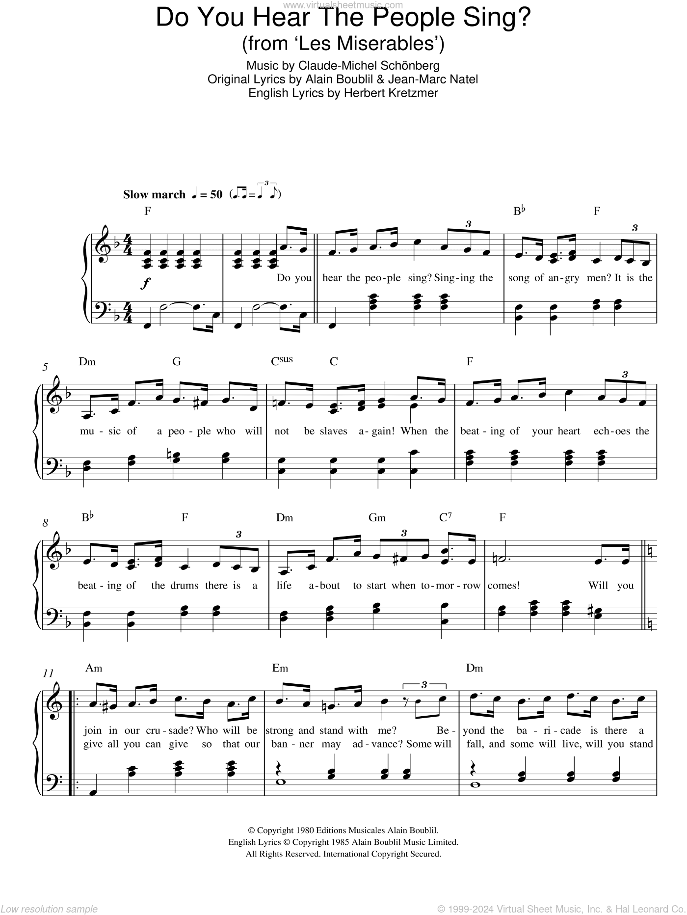 Do You Hear The People Sing? (from Les Miserables)