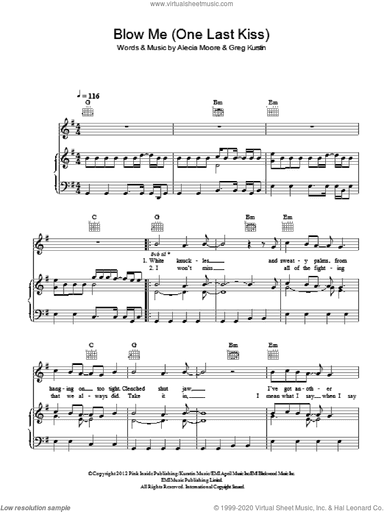 Blow Me (One Last Kiss)