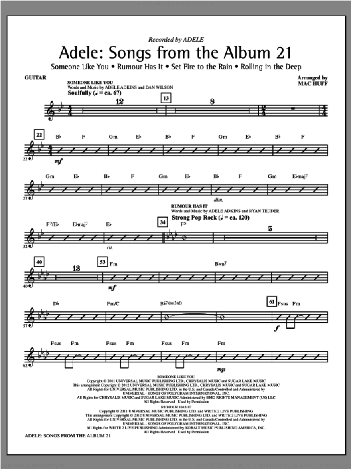 Adele: Songs From The Album 21 (Medley)
