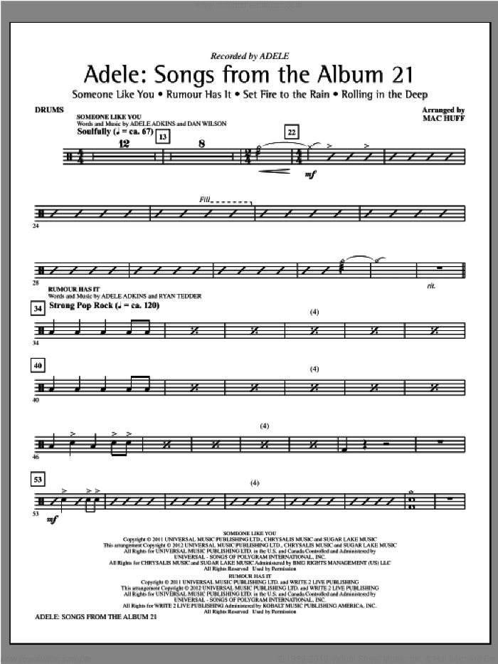 Adele: Songs From The Album 21 (Medley)