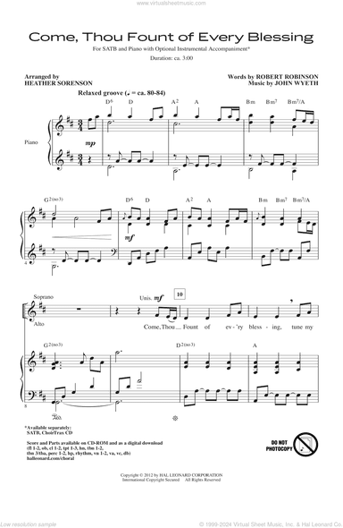 Come, Thou Fount Of Every Blessing