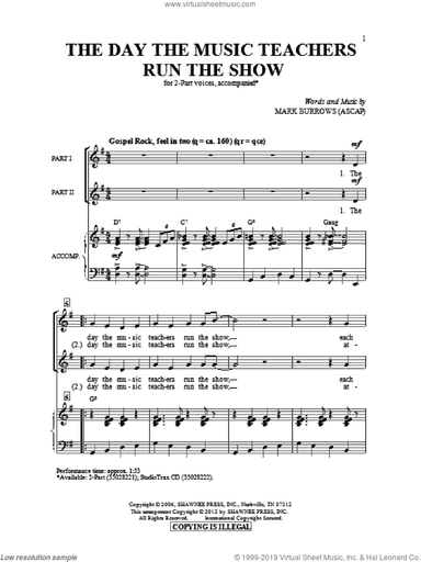 The Day The Music Teachers Run The Show