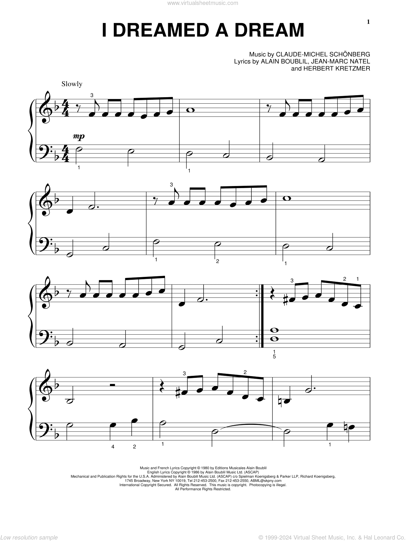 I Dreamed A Dream