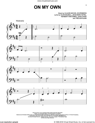 On My Own (from Les Miserables)