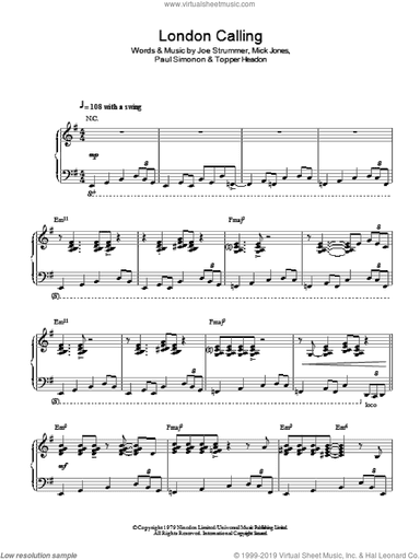 London Calling (Jazz Version)