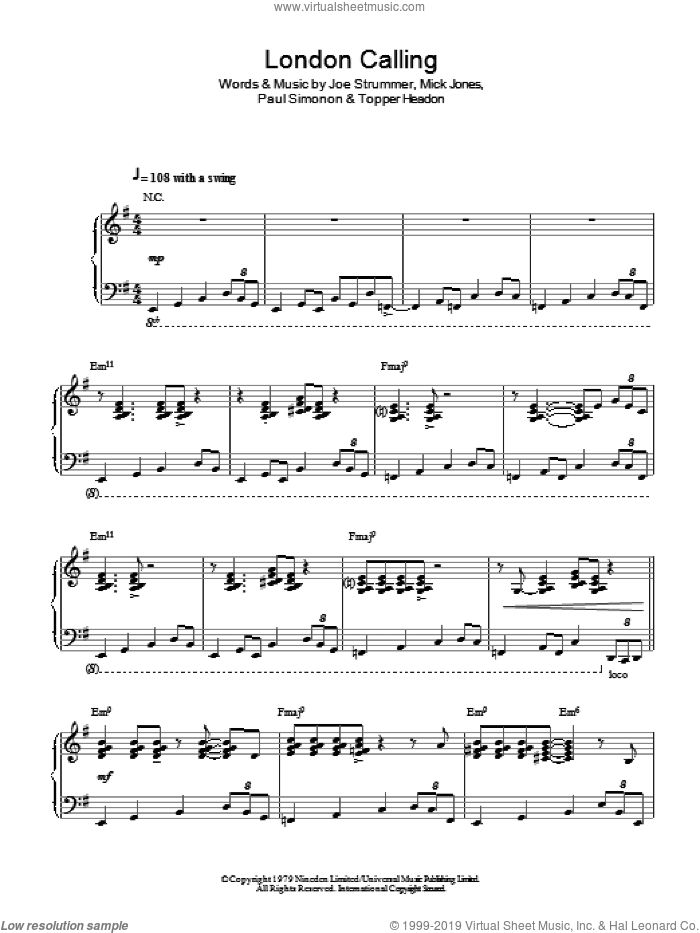 London Calling (Jazz Version)