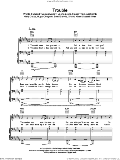 Trouble (piano acoustic version)