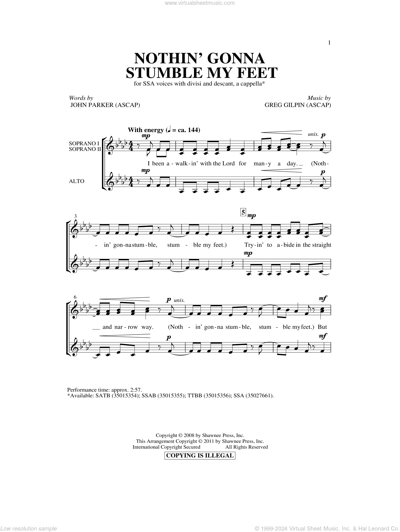 Nothin' Gonna Stumble My Feet