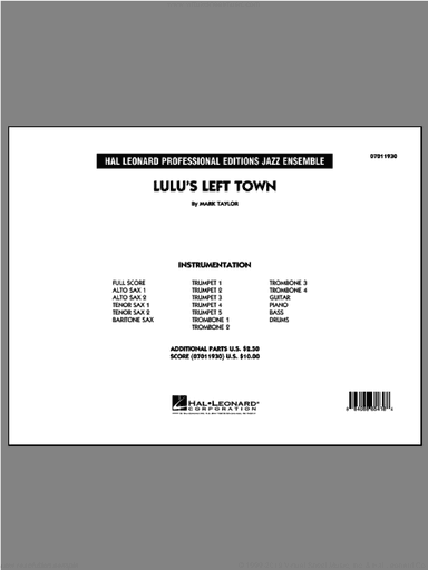 Lulu's Left Town (COMPLETE)