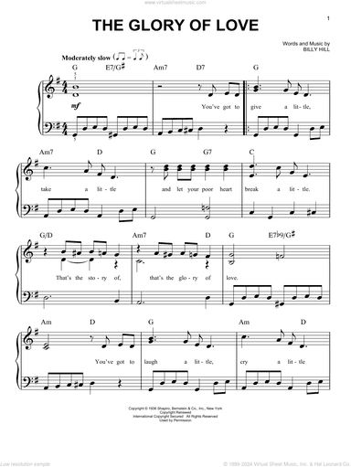 The Glory Of Love