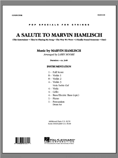 A Salute To Marvin Hamlisch (COMPLETE)
