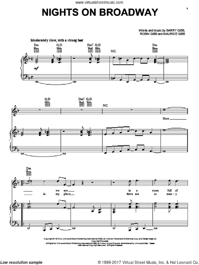 The Bee Gees Hits (complete set of parts)