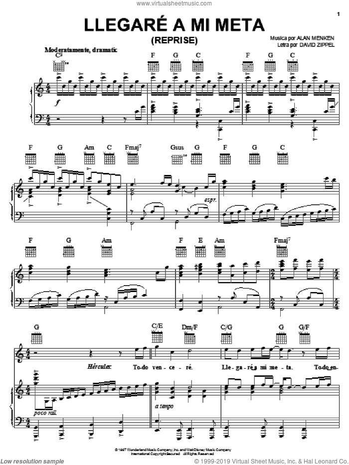 Llegare A Mi Meta (Reprise) (from Hercules)