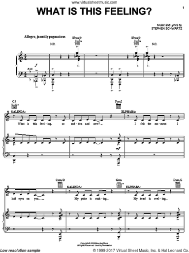 Broadway Selections from Wicked (complete set of parts)