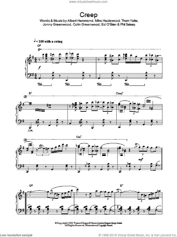 Creep (Jazz Version)