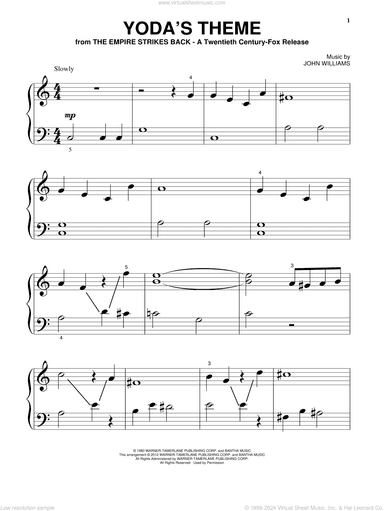 Yoda's Theme (from Star Wars: The Empire Strikes Back)