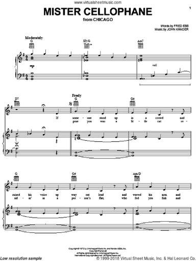 Broadway Selections from Chicago (complete set of parts)