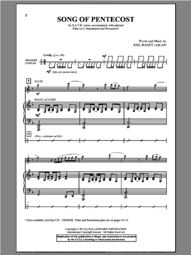 Song Of Pentecost