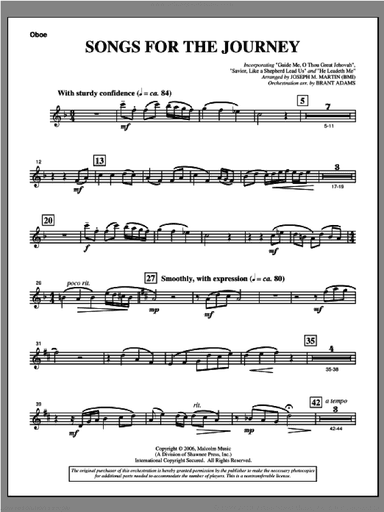 Songs For The Journey (from "Footprints In The Sand")