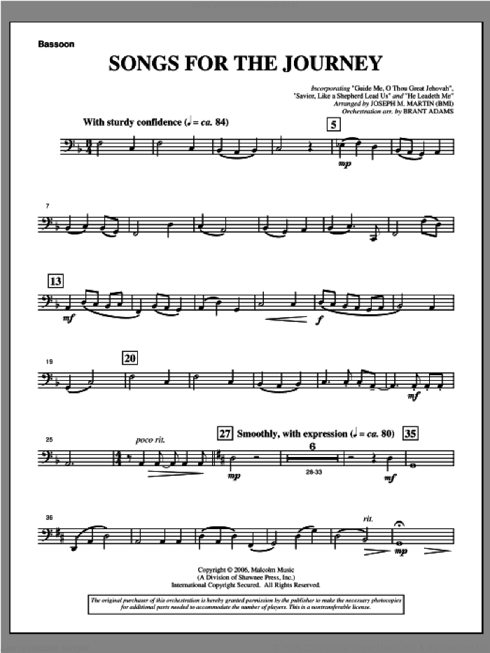 Songs For The Journey (from "Footprints In The Sand")