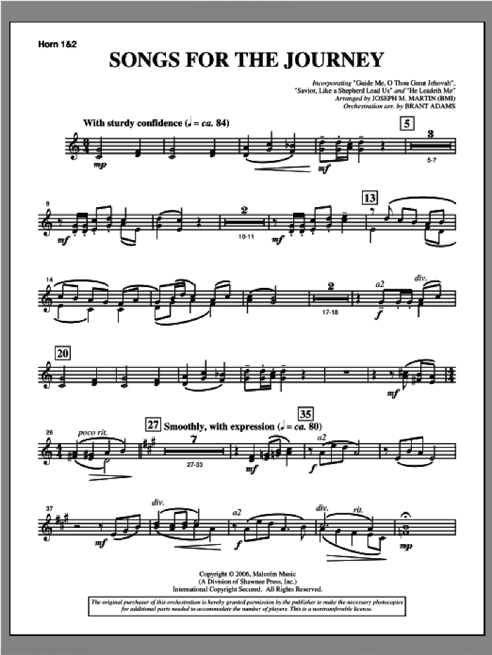 Songs For The Journey (from "Footprints In The Sand")