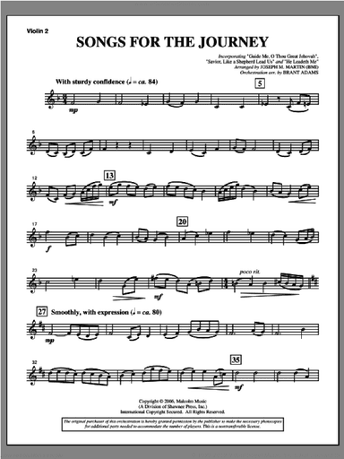Songs For The Journey (from "Footprints In The Sand")