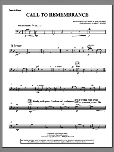 Call To Remembrance (from "Harvest Of Sorrows")