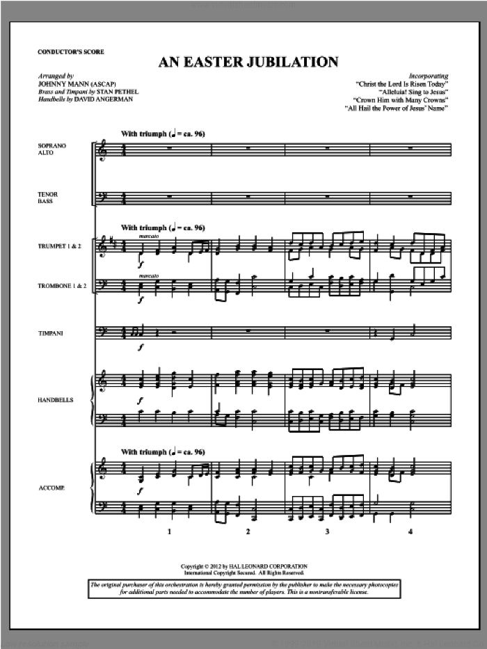 An Easter Jubilation (complete set of parts)