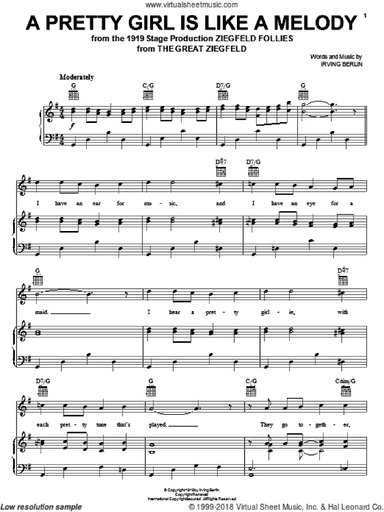 Irving Berlin - Stage and Screen 2 (complete set of parts)