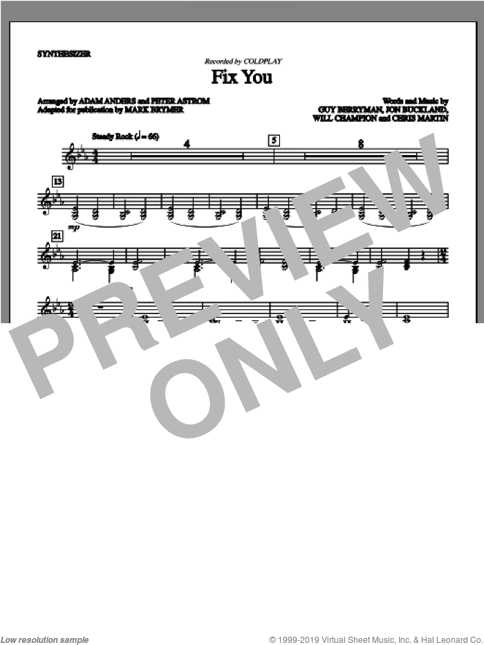 Fix You (complete set of parts)
