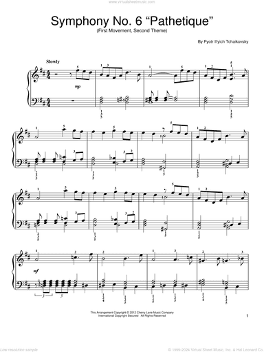 Symphony No. 6 In B Minor (Pathetique)
