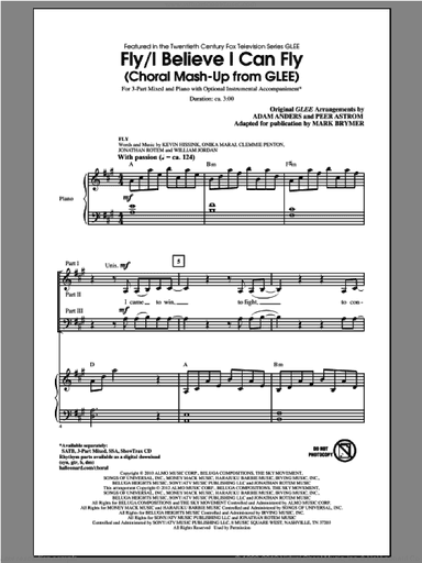 Fly / I Believe I Can Fly (Choral Mash-up from Glee) (ed. Mark Brymer)